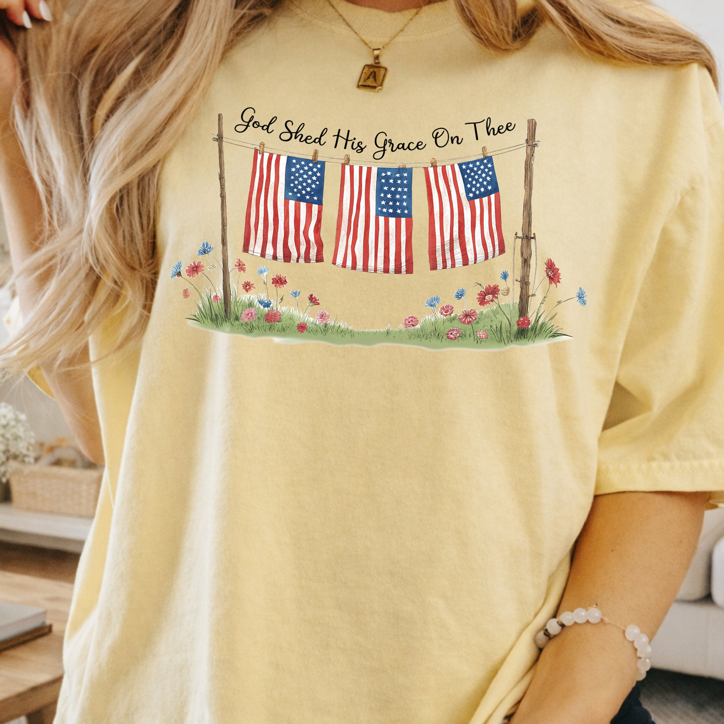 God Shed His Grace on Thee on Butter Tee