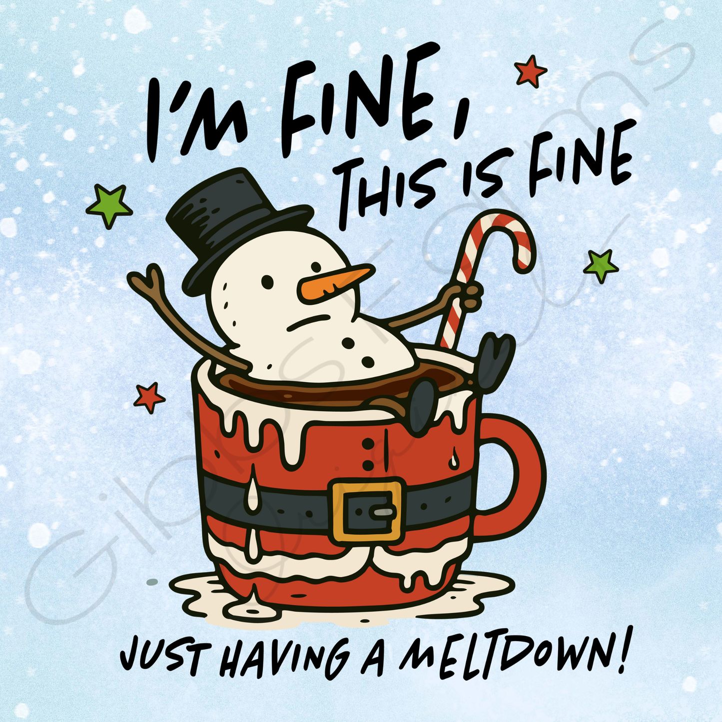 Holiday Magnets - 2.5”x 2.5“