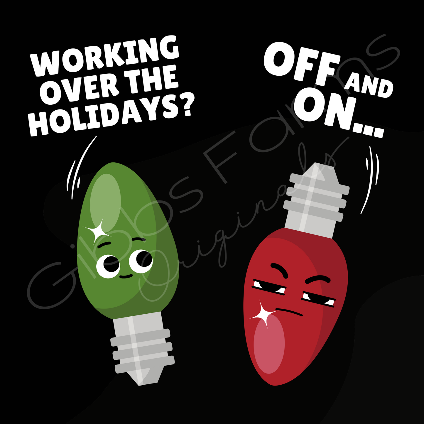 Holiday Magnets - 2.5”x 2.5“