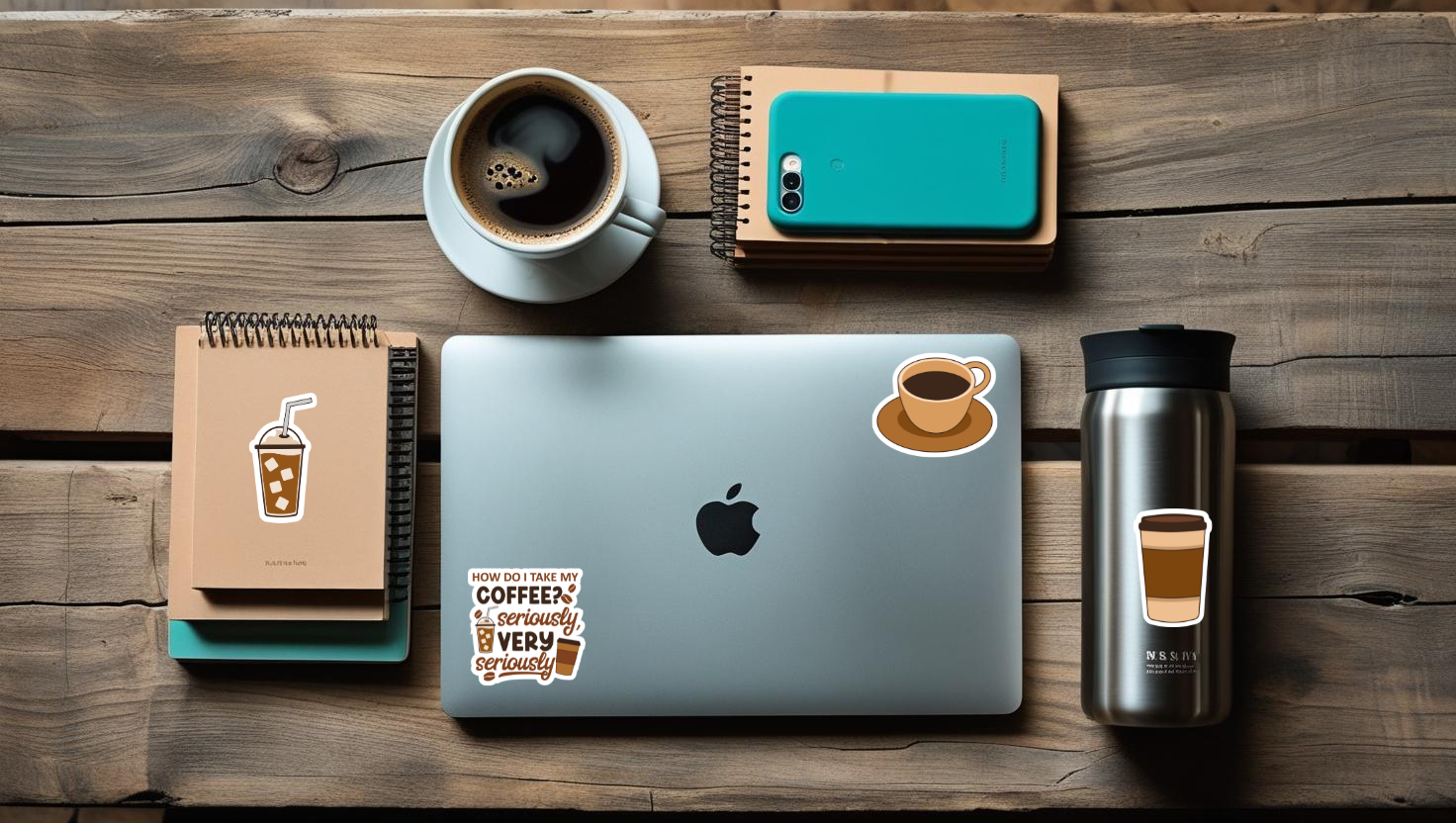 How Do I Take My Coffee Waterproof Vinyl Sticker