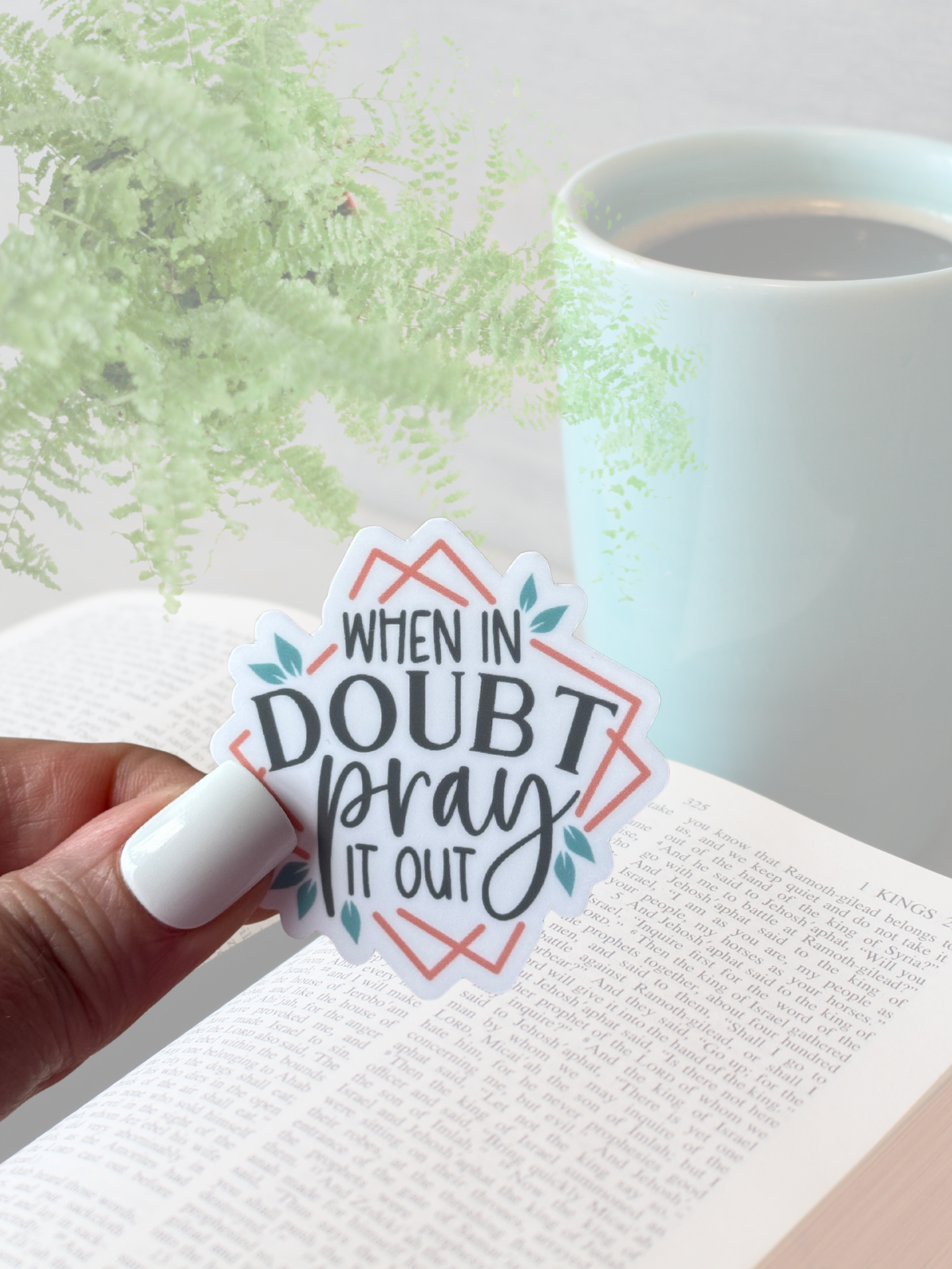 Pray it Out Waterproof Vinyl Sticker