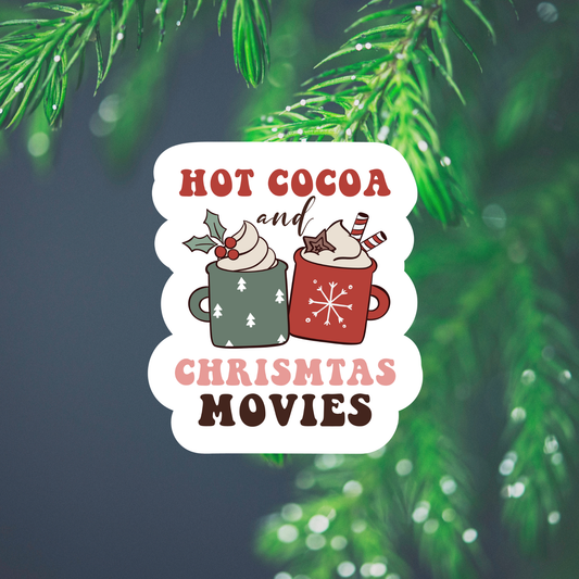 Christmas Movies Waterproof Vinyl Sticker