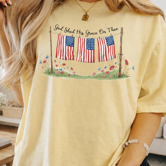 God Shed His Grace on Thee on Butter Tee