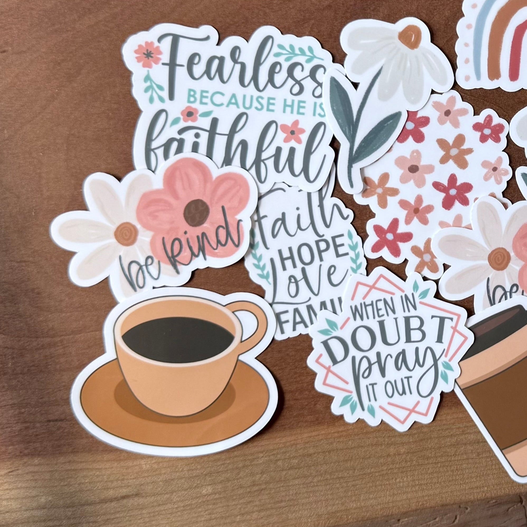 Coffee Mug Waterproof Vinyl Sticker