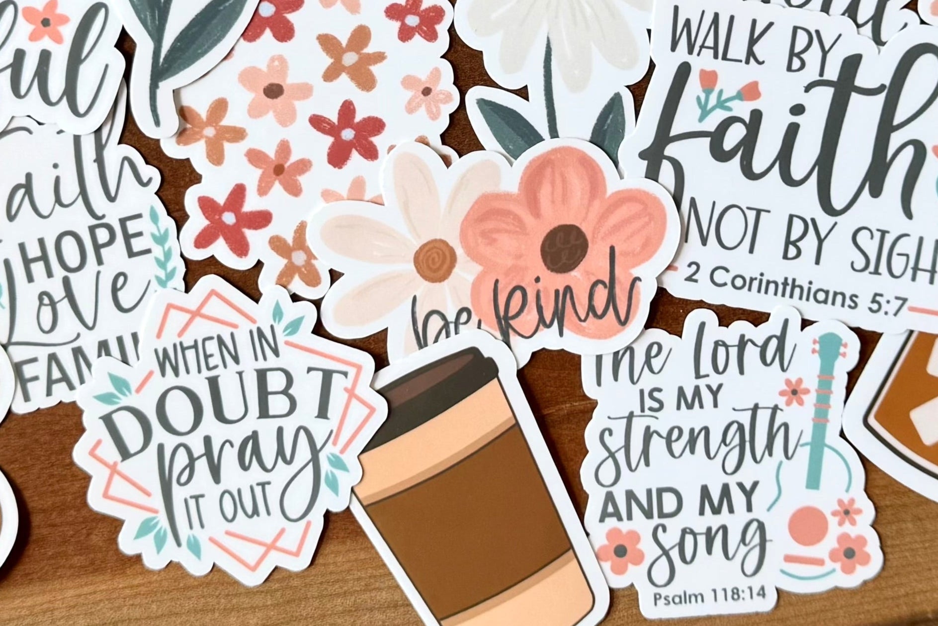 Coffee Cup Waterproof Vinyl Sticker