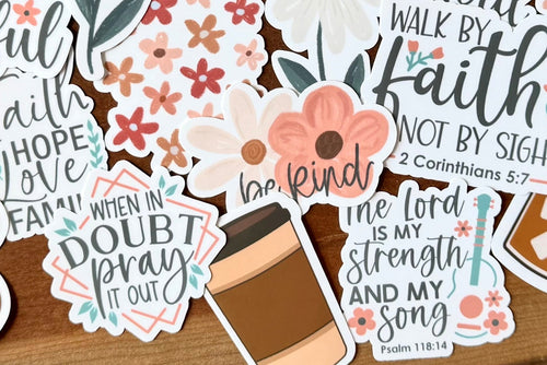 Coffee Cup Waterproof Vinyl Sticker
