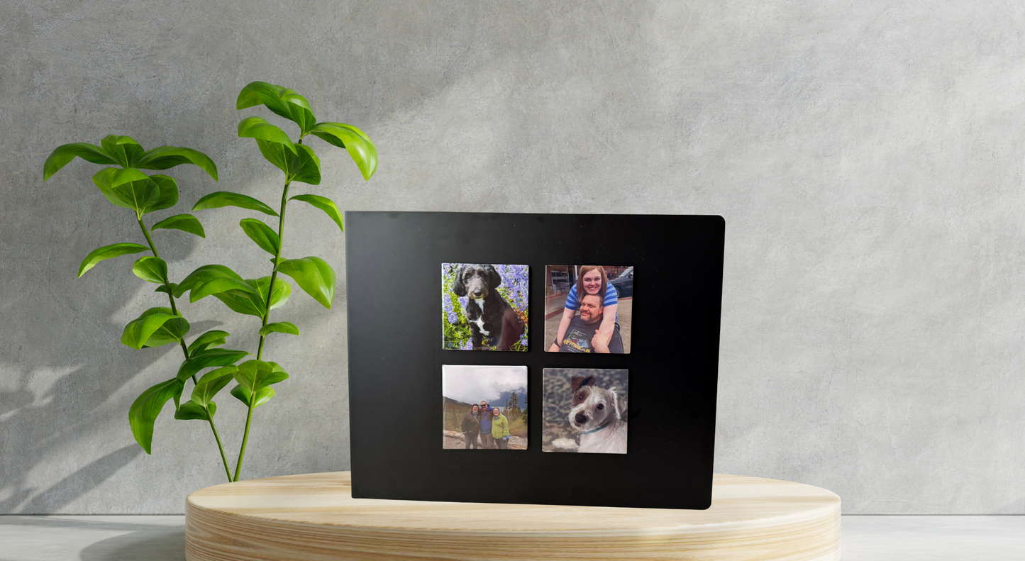 Personalized Photo Magnets – Set of 4 - 2.5”x 2.5“ each