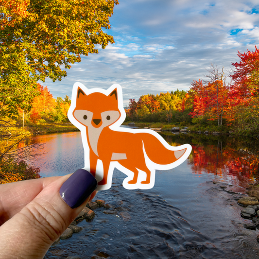 Fox Waterproof Vinyl Sticker
