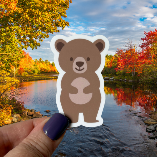 Bear Waterproof Vinyl Sticker