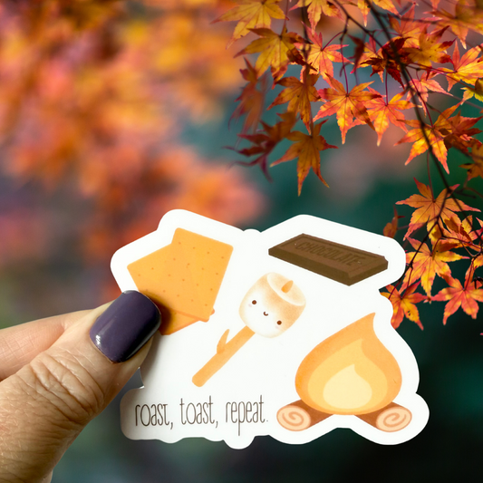 S'more Waterproof Vinyl Sticker
